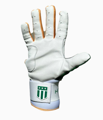 Long cuff Dark Green with White Palm Stock-3