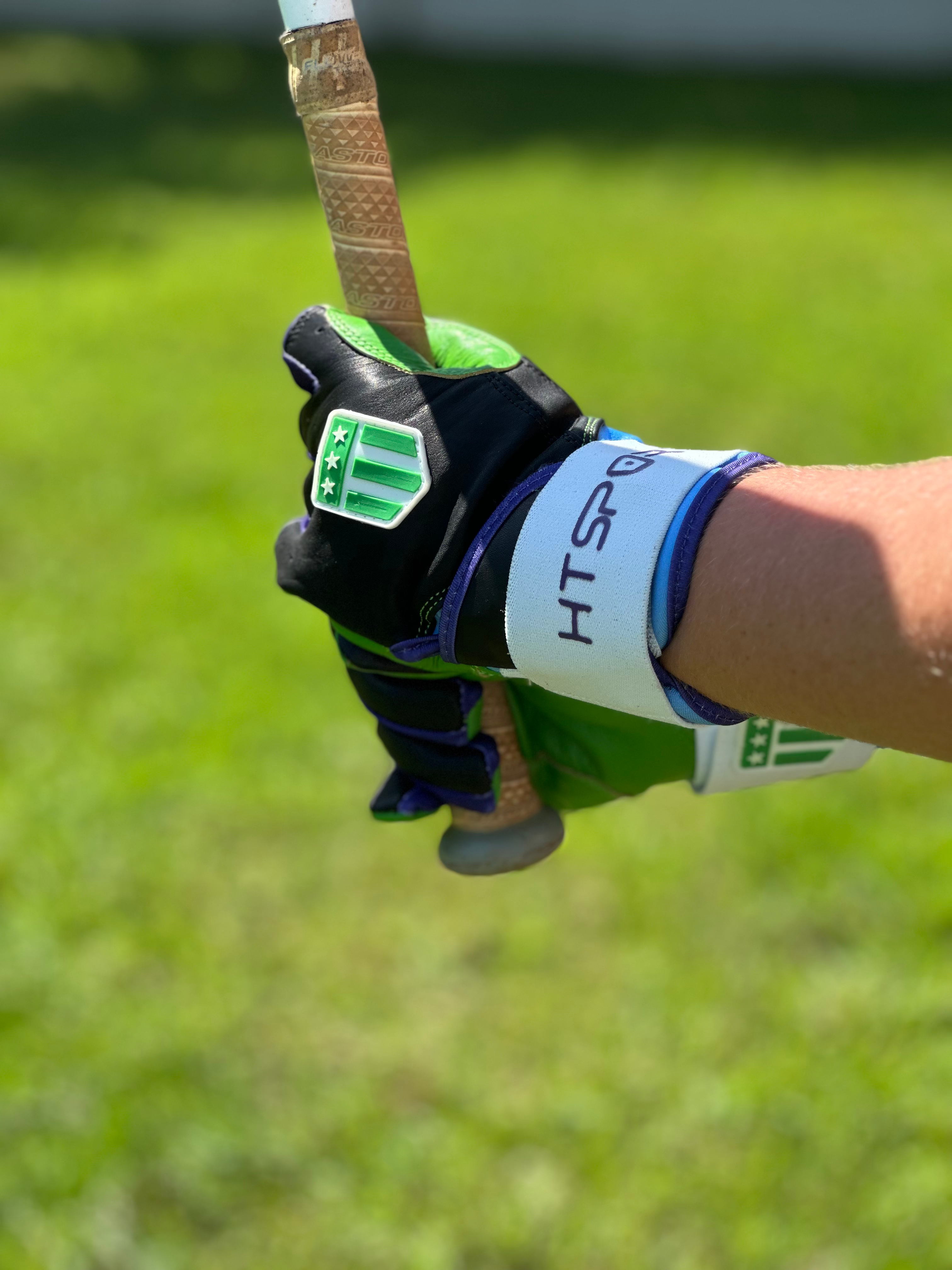 Tampa Bay City Long Cuff Black with Neon Green Palm-5