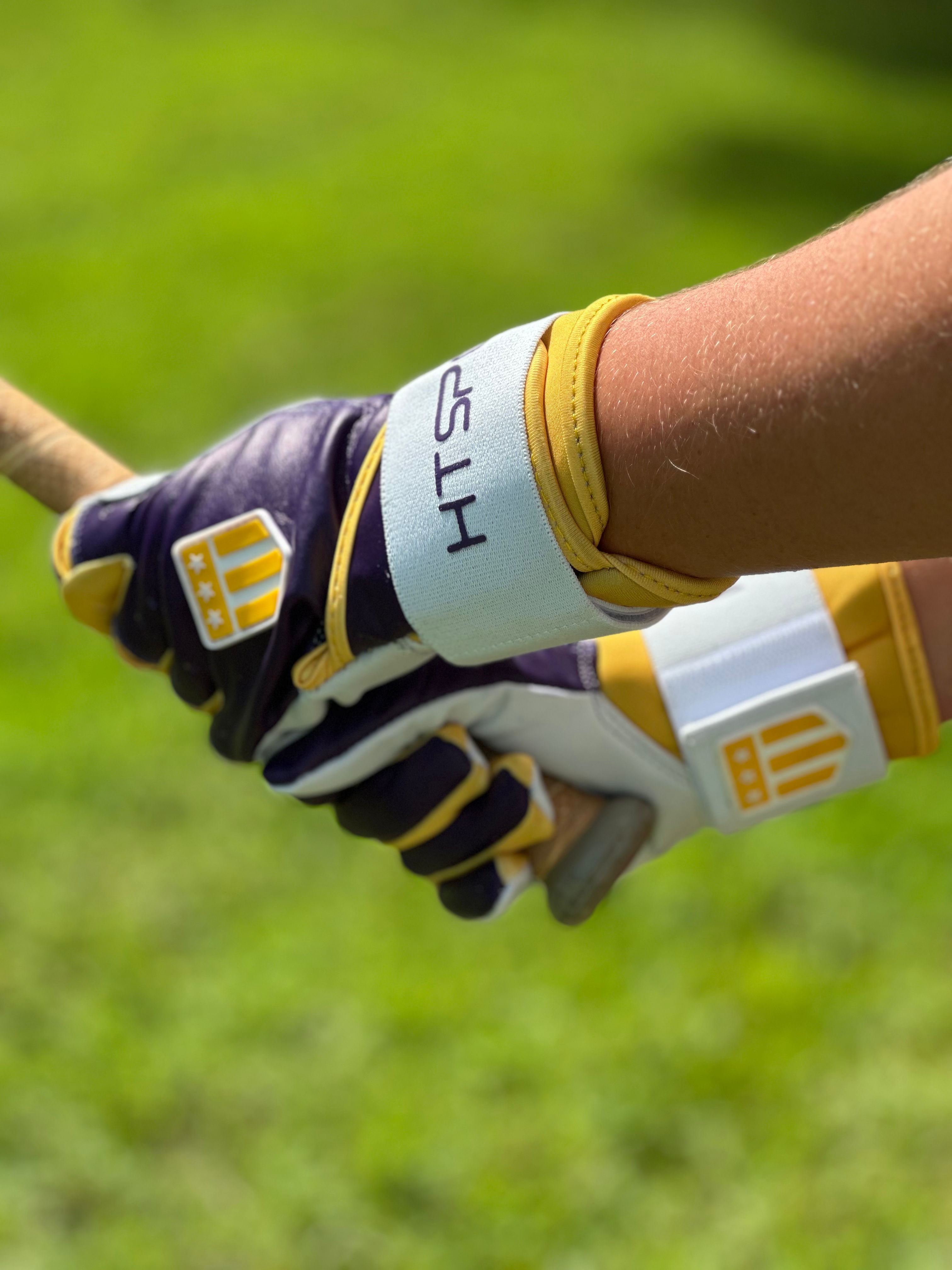 Long Cuff Purple with White Palm-4