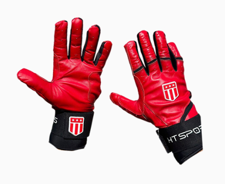 Long cuff All Red with Black Trim Stock-0