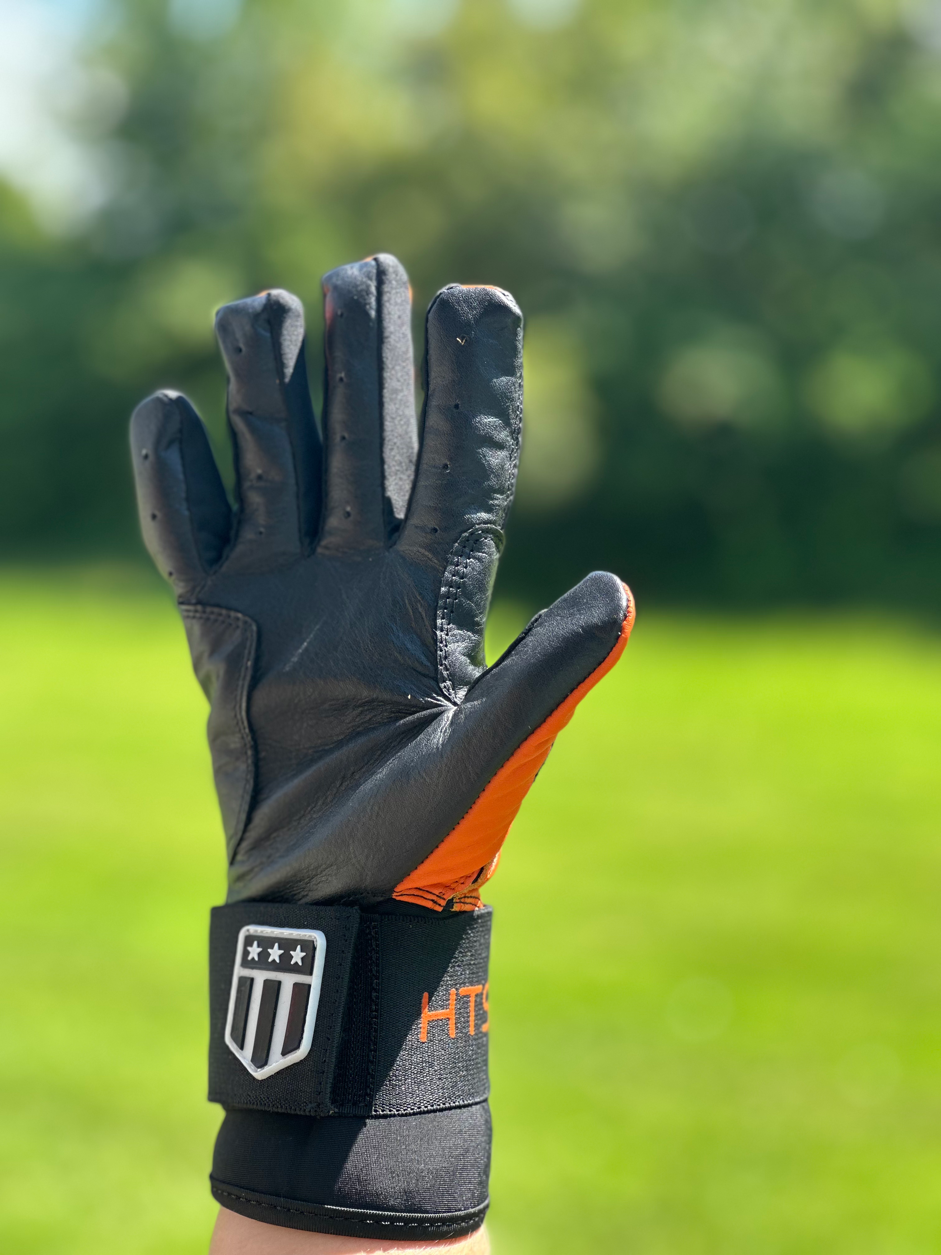Long Cuff Orange with Black Palm-3