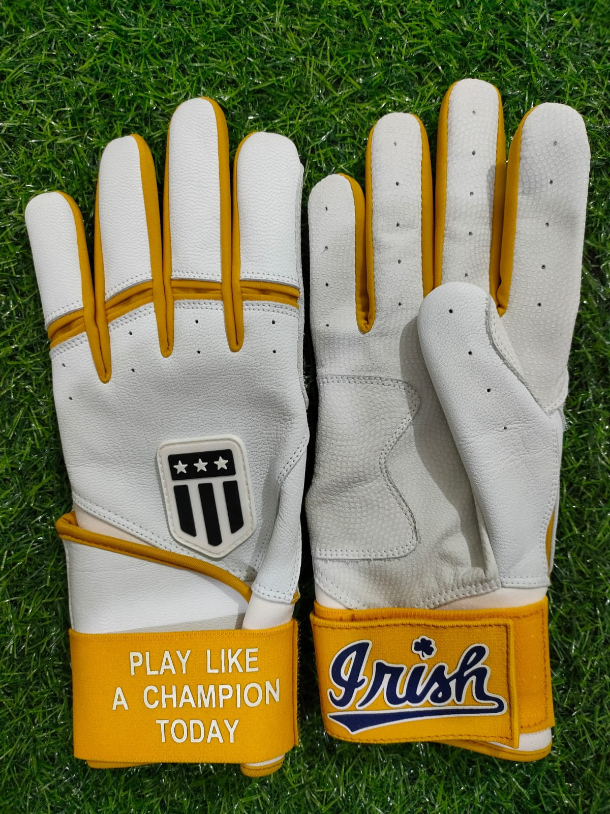 Luck of the Irish Long Cuff Batting Gloves-1