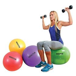 Reactor by Champion Barbell Anti-Burst Fitness Ball (55 cm Green)-0