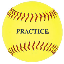MacGregor®12 in. Practice Softballs (Dozen)-0