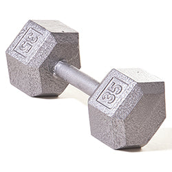 Hex Dumbbell w/ Straight Handle 35 lb-0