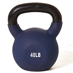 Champion Barbell Vinyl Coated Kettlebell (40lb)-0