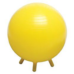 Stability Ball with Feet (65 CM - Yellow)-0